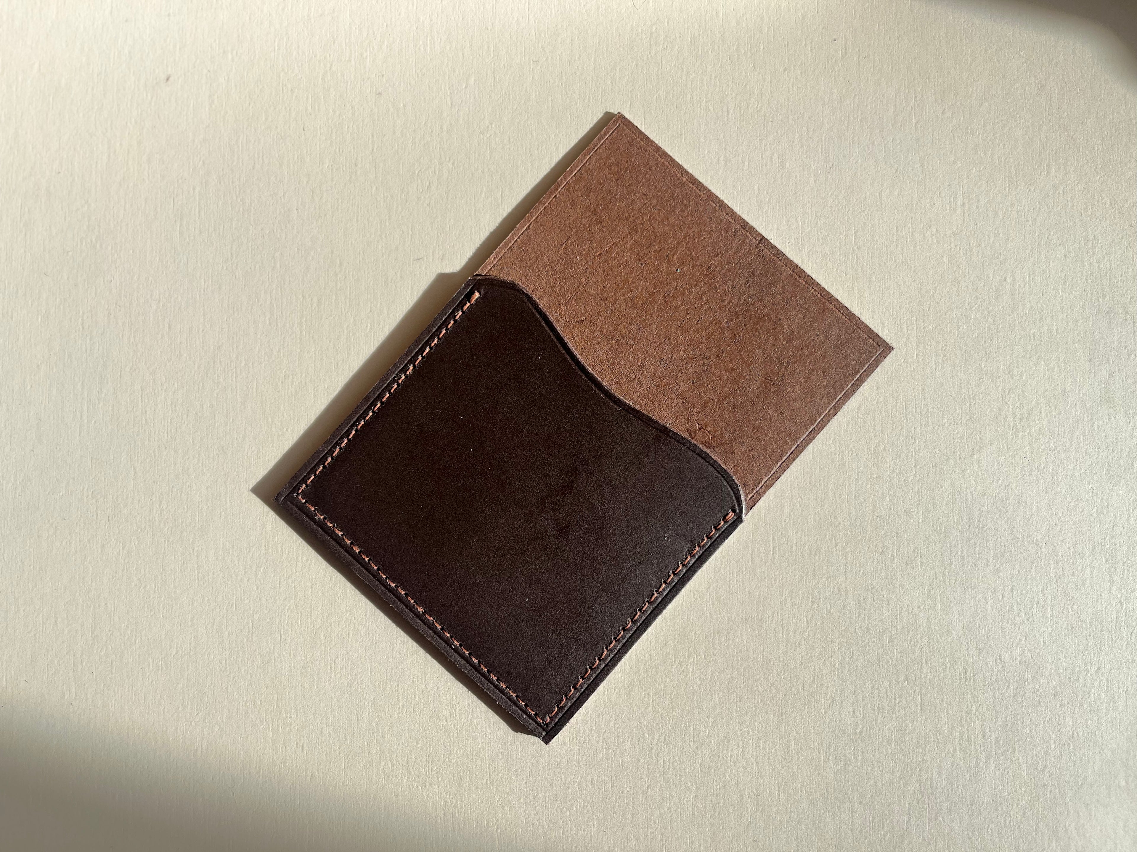Square Check Slot - Dark Brown