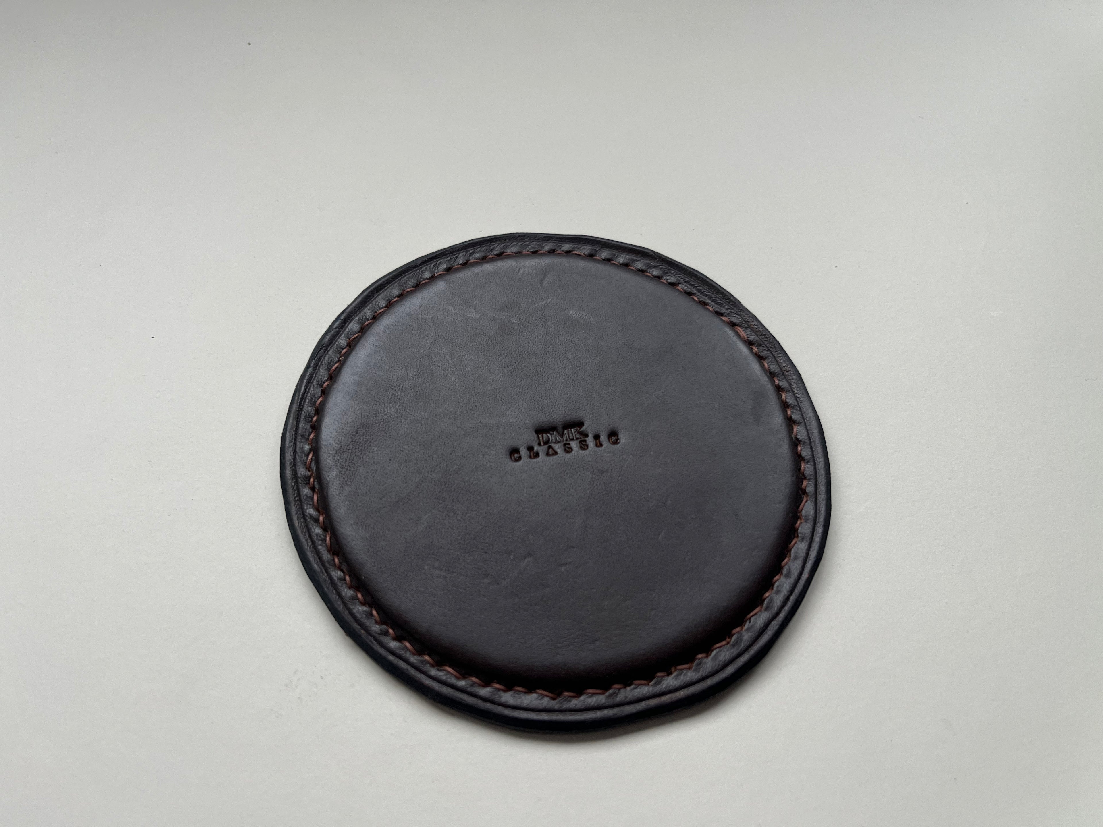 Round Coasters - Dark Brown