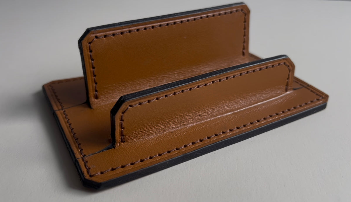 Business Cards Holder - Light Tan