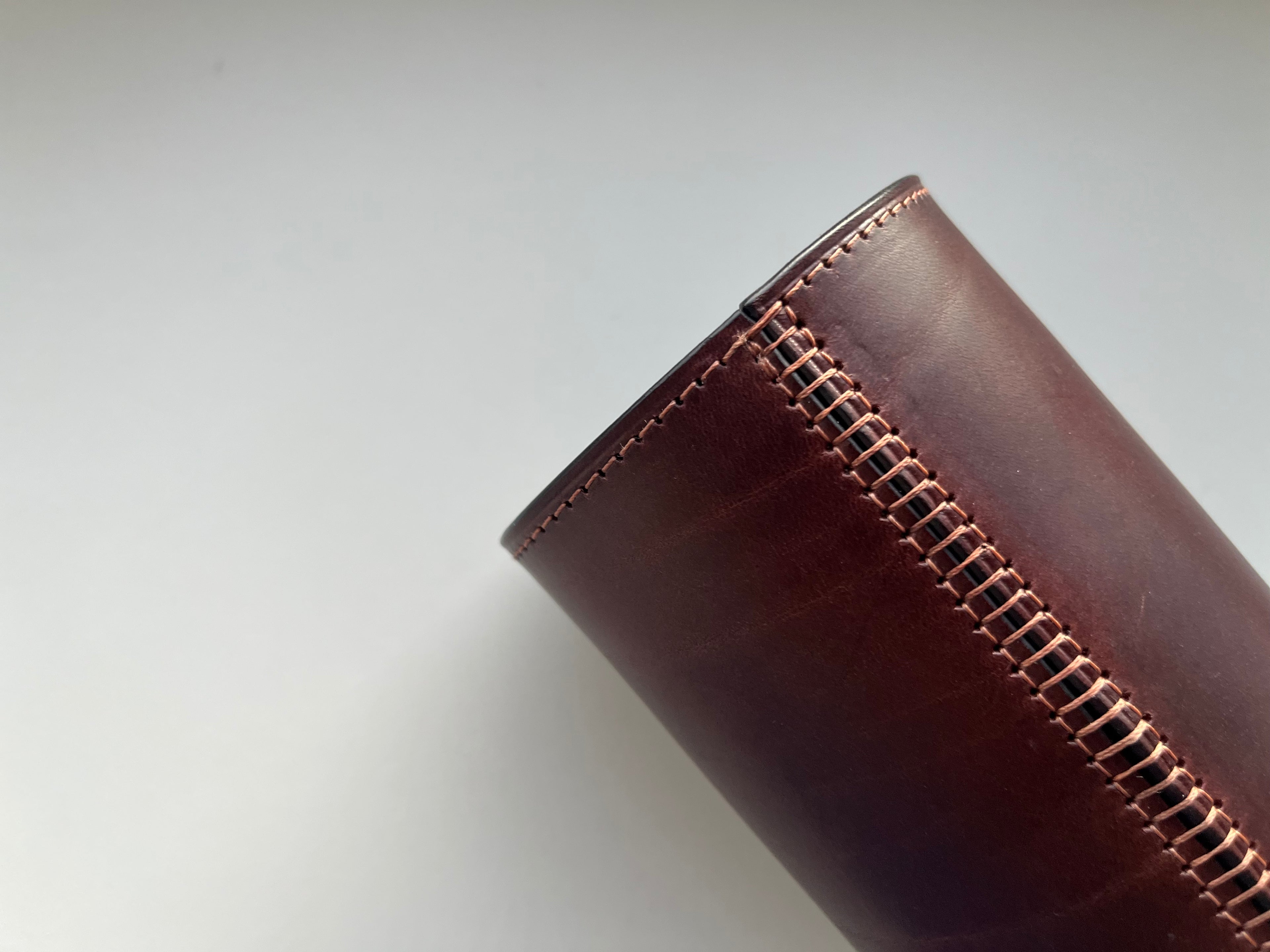 Round Pen and Pencil Holder - Dark Espresso