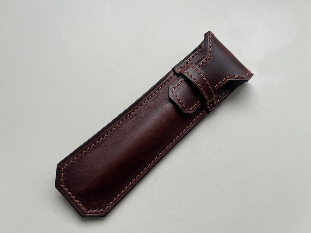 Single Pen Case - Dark Espresso