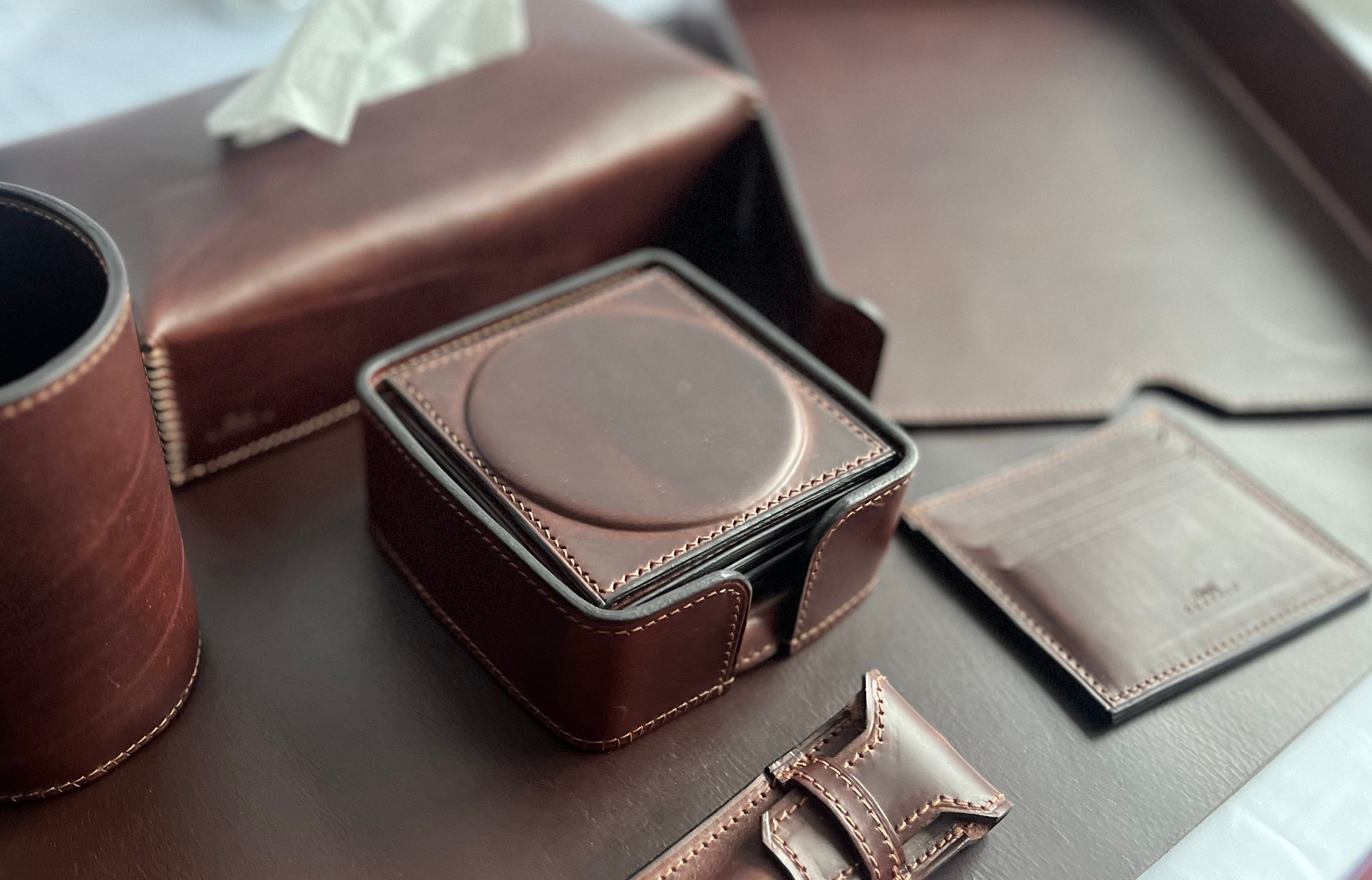 Desk Set of Five - Dark Espresso
