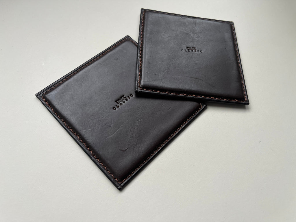 Square Coasters - Dark Brown