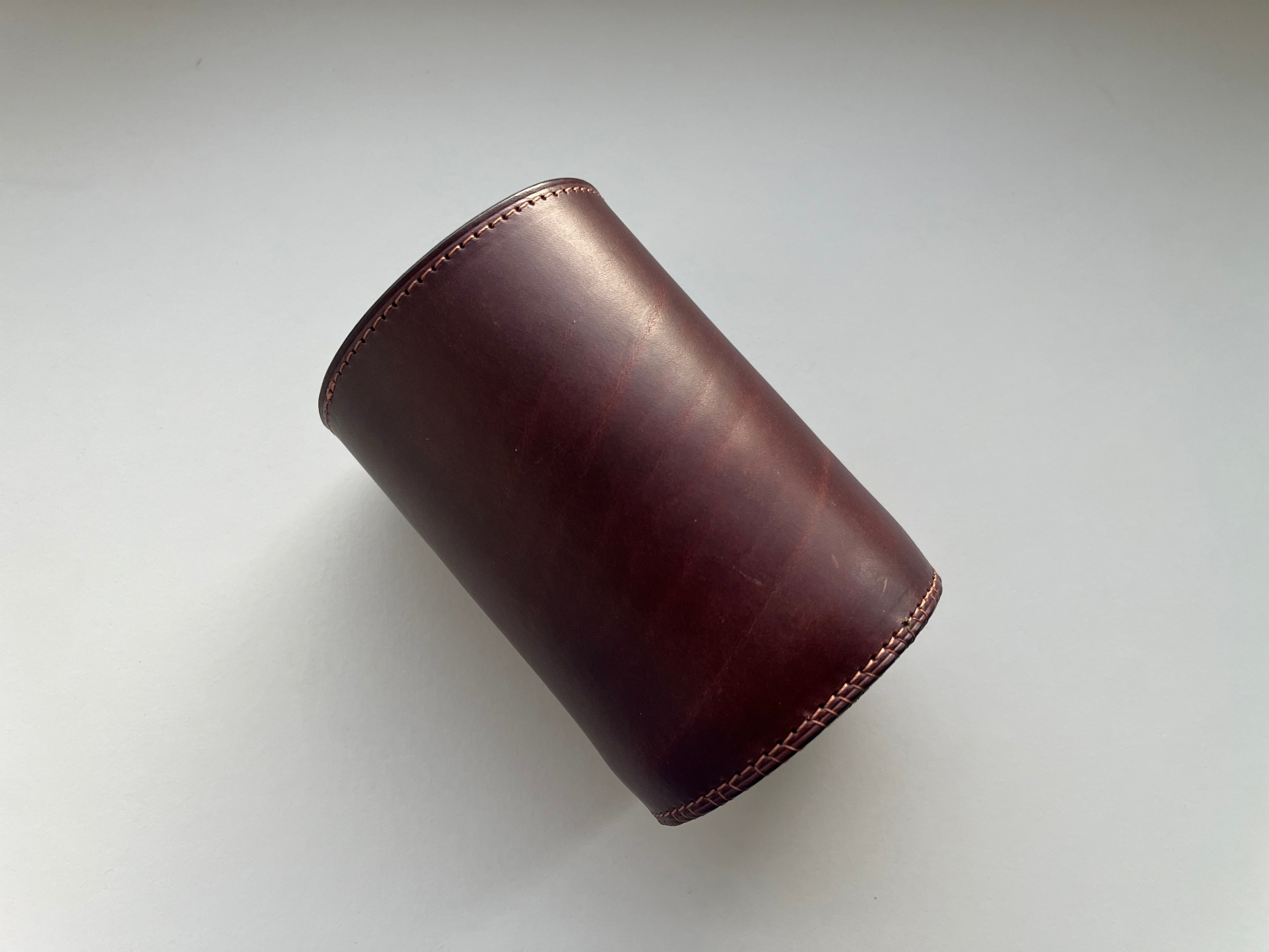 Round Pen and Pencil Holder - Dark Espresso