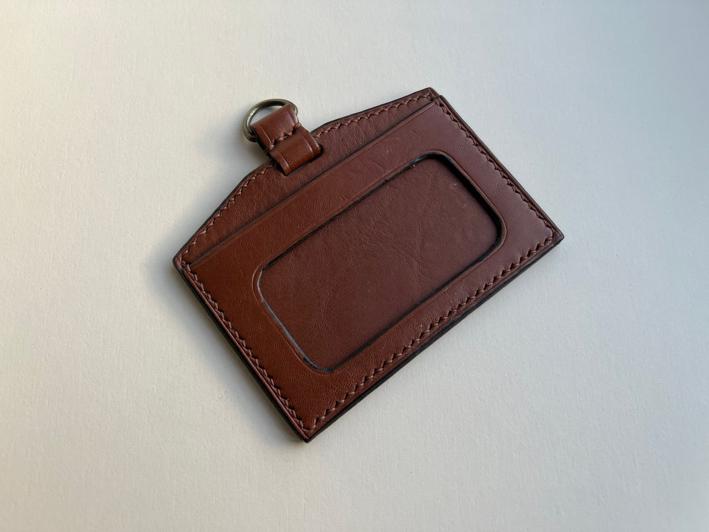 ID Badge Holder - Cognac