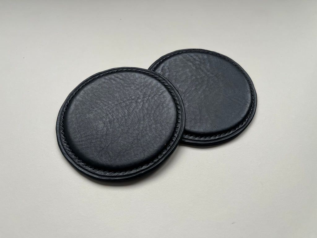 Round Coasters - Black