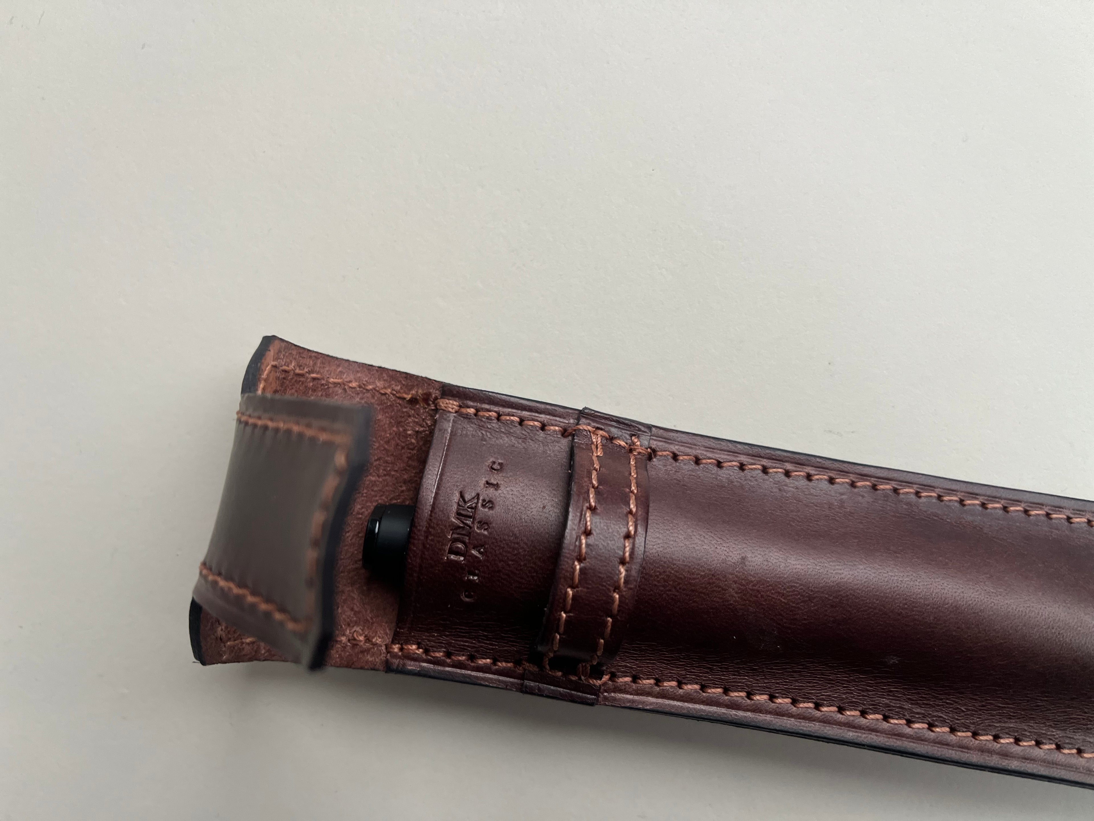 Single Pen Case - Dark Espresso