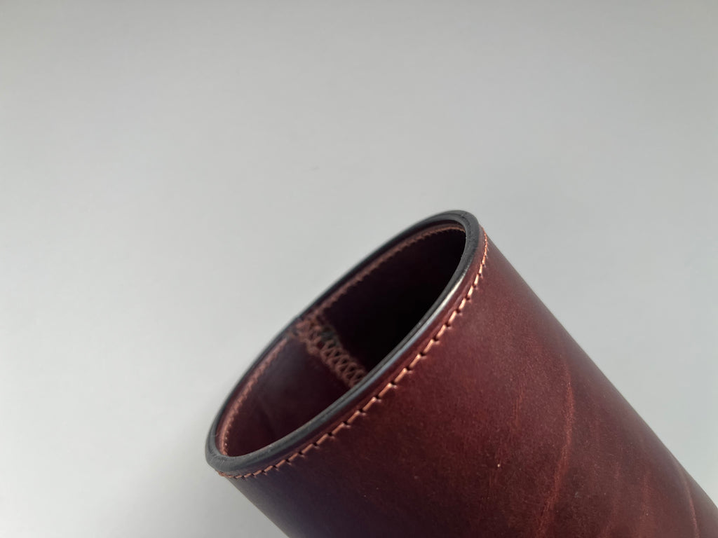 Round Pen and Pencil Holder - Dark Espresso
