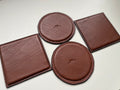 Round Coasters - Cognac