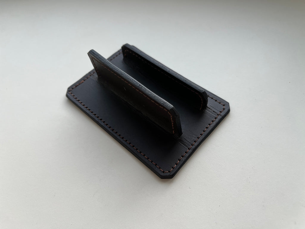Business Cards Holder - Dark Brown