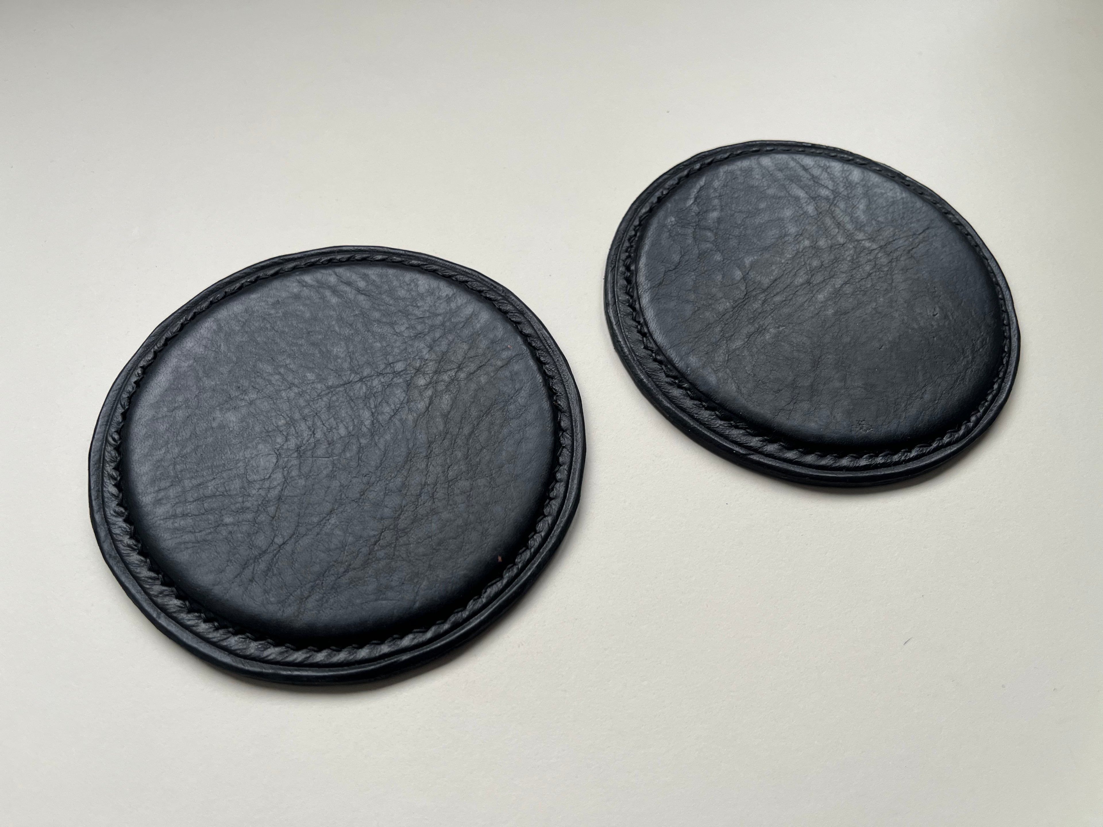Round Coasters - Black