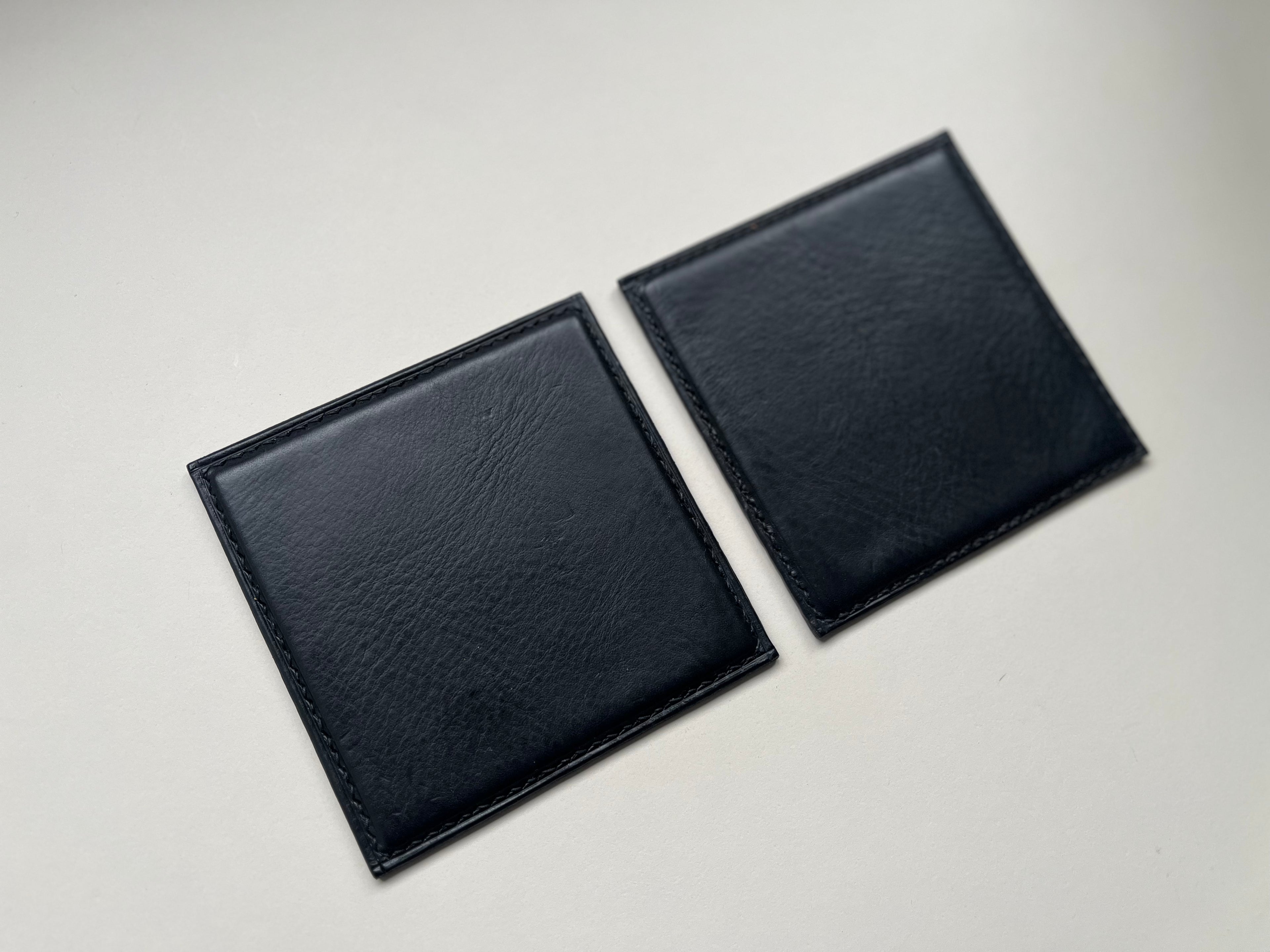 Square Coasters - Black