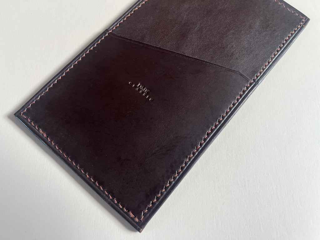 The Check Sleeve in Dark Espresso