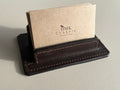 Business Cards Holder - Dark Brown