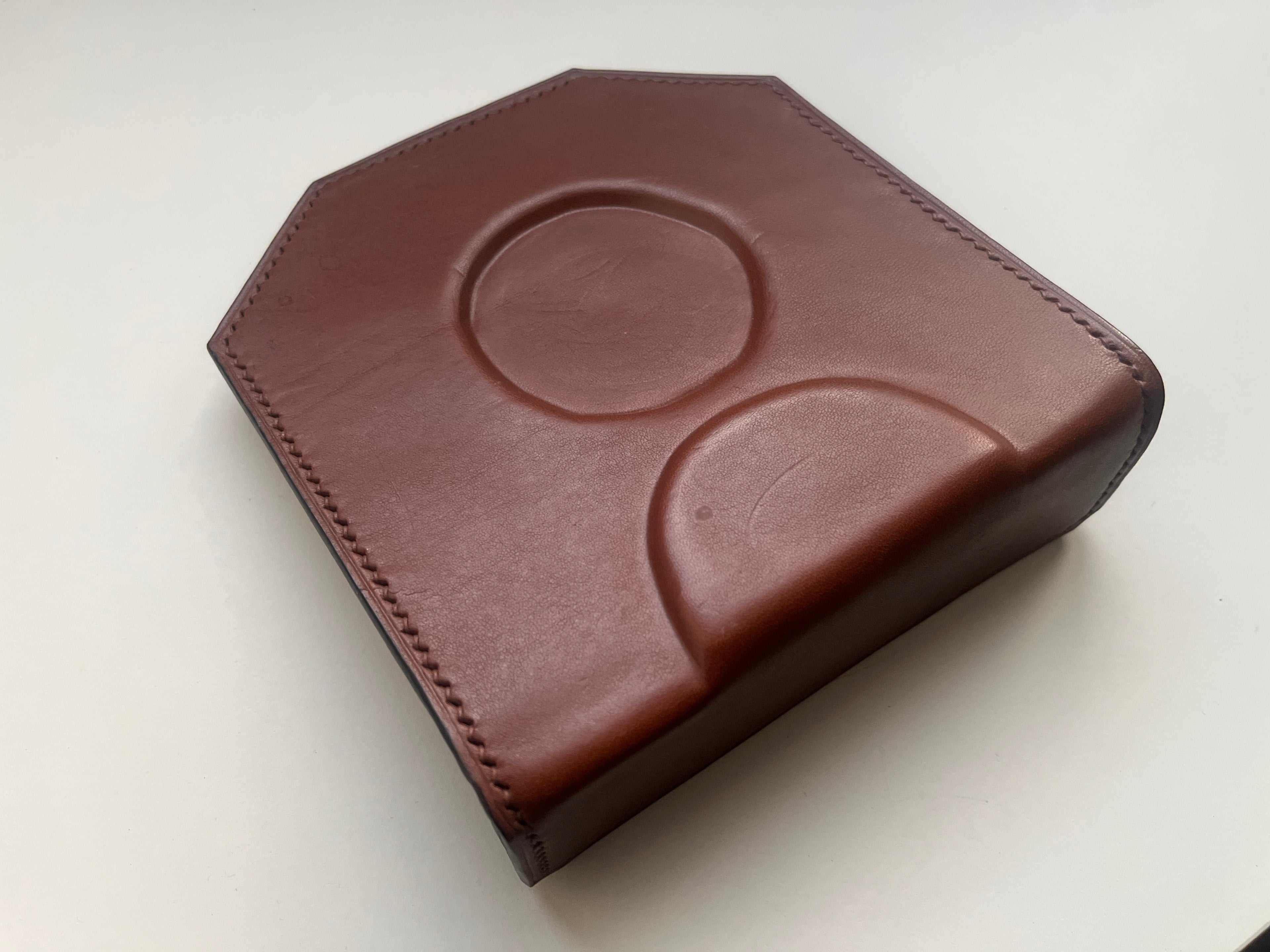 Corner Tamping Mat - Cognac