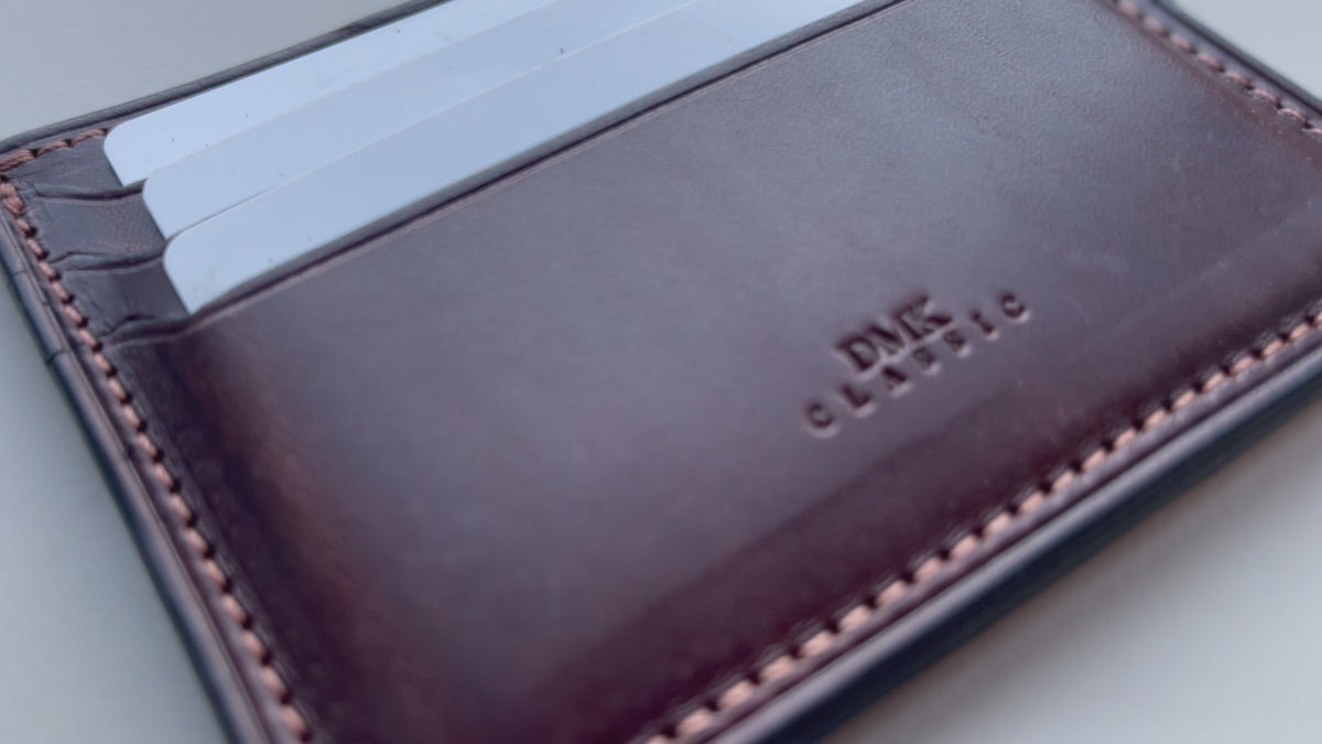 Mr Classic Card Case - Dark Espresso