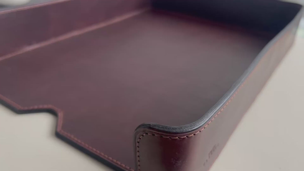 Classic A4 Paper Desk Tray - Dark Espresso