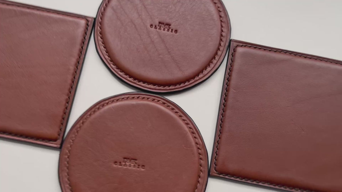 Square Coasters - Cognac